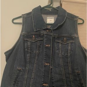 Denium vest dark wash